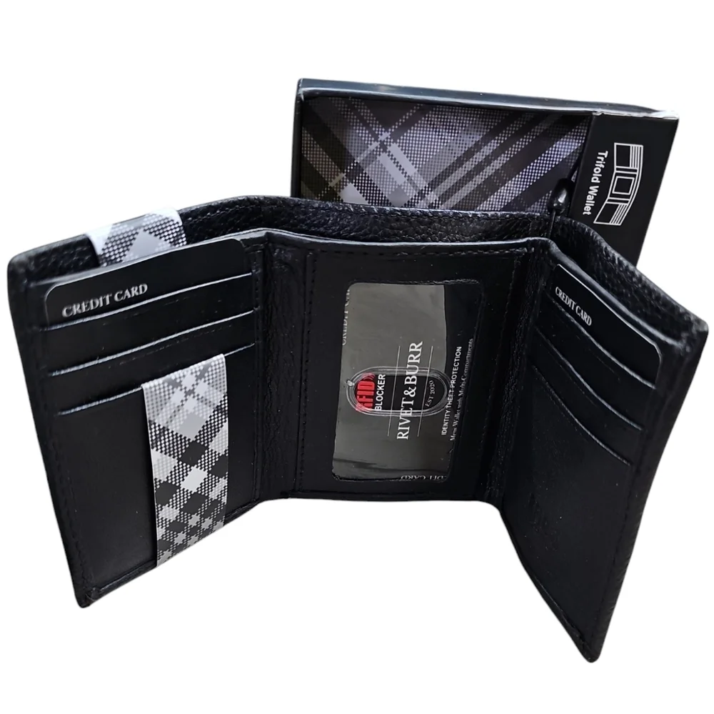RIVET & BURR RFID Blocker Mens Wallet